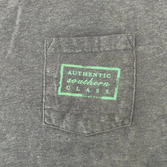 Southern Marsh Washed Authentic Tee Size Medium Preppy Pocket Tee Country Club - Picture 3 of 8